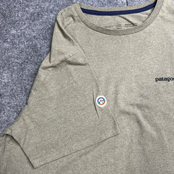 Patagonia Responsibili-Tee Men's XL Short Sleeve Crew Neck T-Shirt Green 37665 - Picture 4 of 8